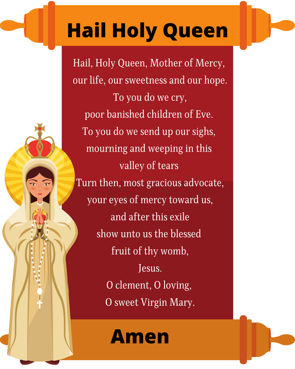 Hail Holy Queen Printable The Catholic Woman's Voice