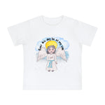Catholic Baby Clothes: Guardian Angel Baby Short Sleeve T-Shirt