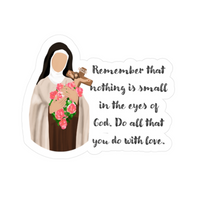 St. Therese of Lisieux Quote Sticker