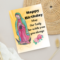 Catholic Birthday Cards-Our Lady of Guadalupe