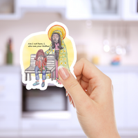 Our Lady of Guadalupe Grief or Loss Catholic Stickers