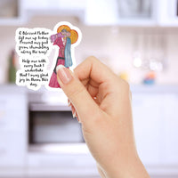 Mary Lift Me Up Sticker