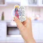 Hail Mary Catholic Stickers (English)