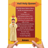 Hail Holy Queen Catholic Prayer Poster for Classrooms (Satin Posters)