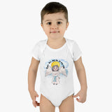Catholic Baby Clothes: Guardian Angel Infant Baby Rib Bodysuit