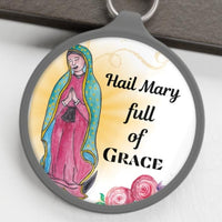 Our Lady of Guadalupe Keyring Tag