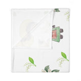 St. Joseph the Worker Among the Lilies Baby Swaddle Blanket