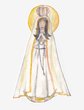 Catholic Our Lady Sticker Sheet