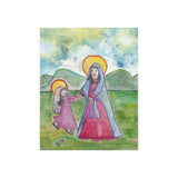 St. Anne Mother of the Virgin Mary, St. Anne and Mary, Catholic Art Print