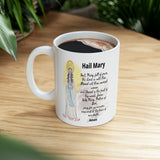 Catholic Coffee Mug-Hail Mary!