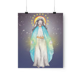 Our Lady Queen of Peace Art Print, Catholic Home Decor, Catholic Gift