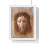 Holy Face Image-Premium Framed Vertical Poster