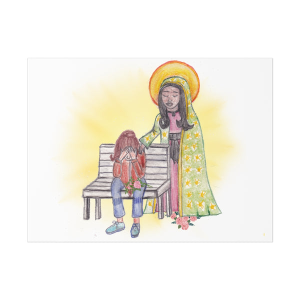 Our Lady of Guadalupe Wall Art Print, Catholic Print, Catholic Art