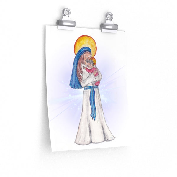INSTANT DOWNLOAD Madonna and Child/Jesus and Mary Art Print - 8x10 Print