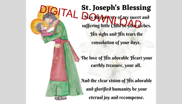 INSTANT DOWNLOAD St.Joseph, St. Joseph the Worker Print, Catholic Home Decor