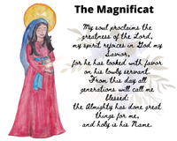 INSTANT DOWNLOAD The Magnificat, Catholic Nursery, Catholic Nursery Art- 8x10 Print