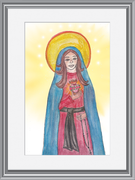 Immaculate Heart of Mary Art Print